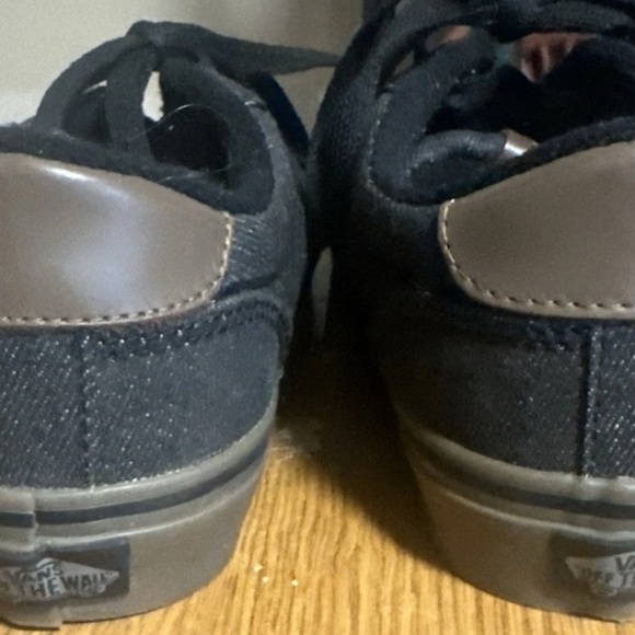 VANS BISHOP WAXED DENIM BLACK/GUM MEN’S SKATEBOARDING Sneakers Shoes 7.5 - Picture 8 of 11